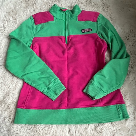 Vineyard Vines Tops - Vineyard Vines Pink and Green Shep Shirt. Womens small.